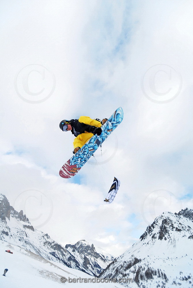 Didier Botta - Snowkite Masters 2012 - col du Lautaret (05) France