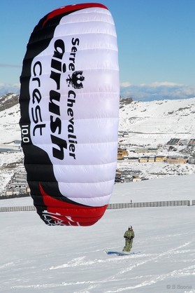 snowkite en sierra nevada (espagne) - j.josserand