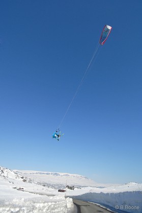 Bjorn Kaupang-Snowkite-Haugastol-Norway