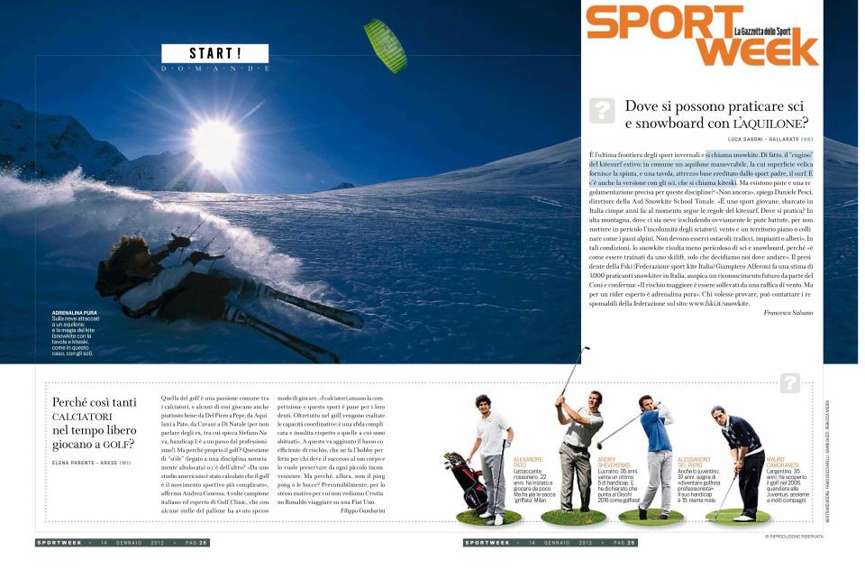 La gazetta dello sport 14-01-2012