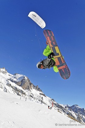 Amaury Couvreur - Snowkite Masters 2012 - col du Lautaret (05) France