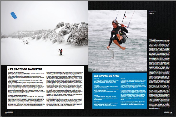 kiteboarder 93   Trip Crète   Riders: Didier Botta,Benoit Miquel,Cedric Joubert, Costis Charalampakis