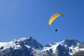 parapente à La Grave La Meije- hautes-Alpes- France