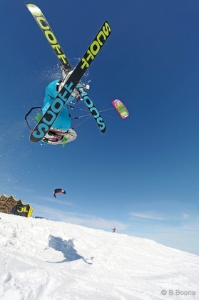 Fabio Ingrosso - snowkite en Macedonia - Popova Shapka