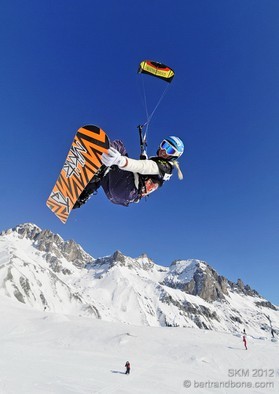 Kari Schibevaag - Snowkite Masters 2012 - col du Lautaret (05) France