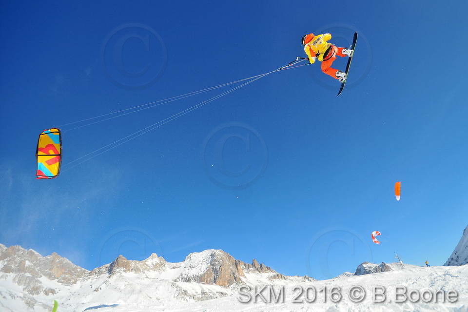 Snowkite Masters 2016 - Serre Chevalier - 05 France