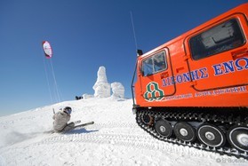 fabio ingrosso - snowkite en Grece - kaimaktsalan