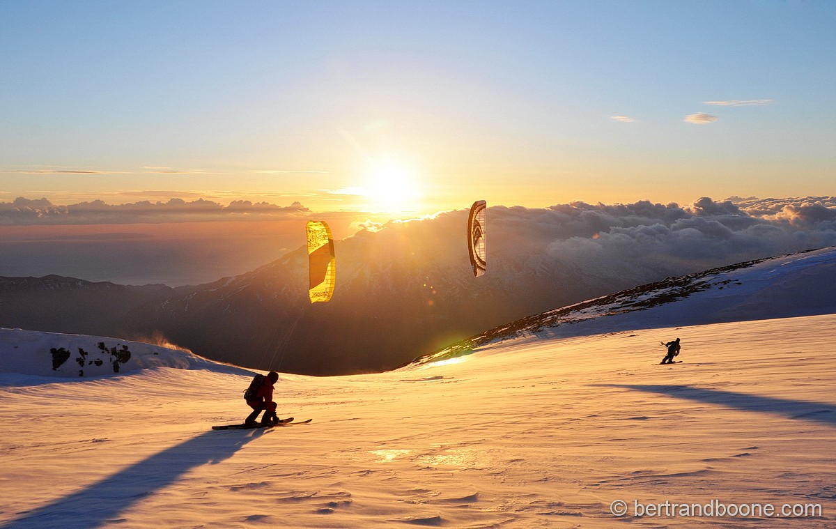 Snowkite trip en Crète