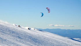 snowkite en sierra nevada (espagne) - j.josserand et f.ingrosso