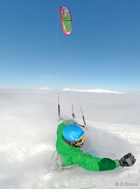 Fabio Ingrosso - snowkite en Macedonia - Popova Shapka