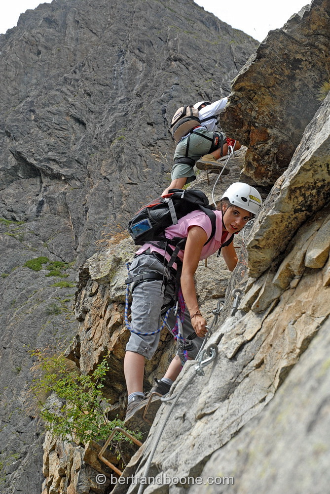 via ferrata - mines du grand clôt - la grave - haute romanche