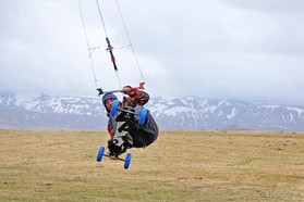 Guillaume Chastagnol - snowkite en Islande