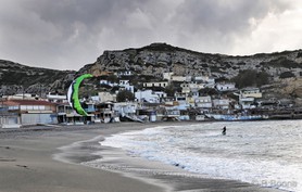 Trip Snowkite - Kitesurf en Crête (GR).Johann Civel .Matala