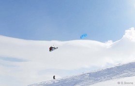 Guillaume Chastagnol et Jérome Josserand - Snowkite a Ercyes en Turquie