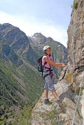 via ferrata - mines du grand clôt - la grave - haute romanche
