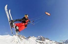 Alex Robin - Snowkite Masters 2012 - col du Lautaret (05) France