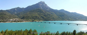panorama - lac de serre-ponçon - hautes alpes - Fr