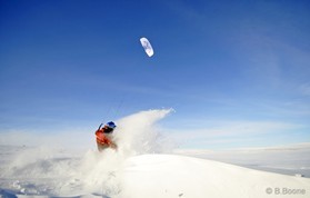 Guillaume Chastagnol - snowkite en Islande