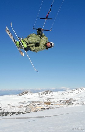 snowkite en sierra nevada (espagne) - j.josserand