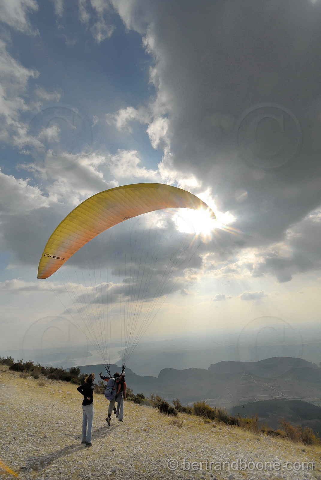 parapente dans le verdon