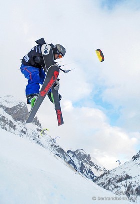 Rémi Dineur - Snowkite Masters 2012 - col du Lautaret (05) France