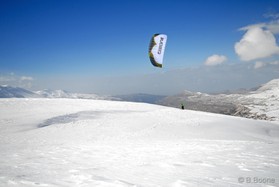 Johann Civel - snowkite au Liban