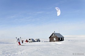 Jérome Josserand - snowkite en Islande