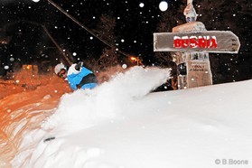 Johann Civel - Snowkite en Bosnie - Jahorina