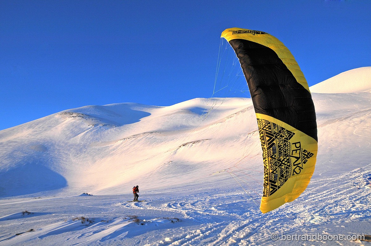 Snowkite trip en Crète