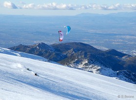 snowkite en sierra nevada (espagne) - j.josserand et f.ingrosso