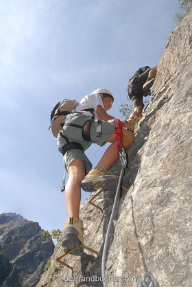 via ferrata - mines du grand clôt - la grave - haute romanche