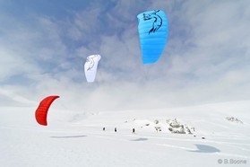 Guillaume Chastagnol et Jérome Josserand - Snowkite a Ercyes en Turquie