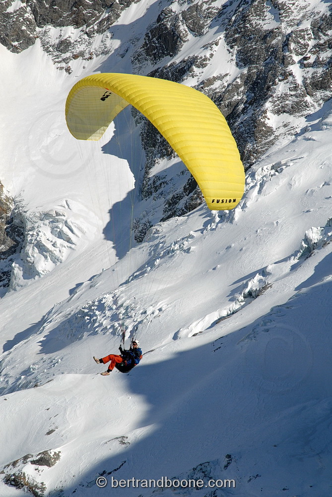 parapente a La Grave La Meije (05) France