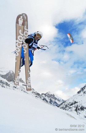 Rémi Borgioli - Snowkite Masters 2012 - col du Lautaret (05) France