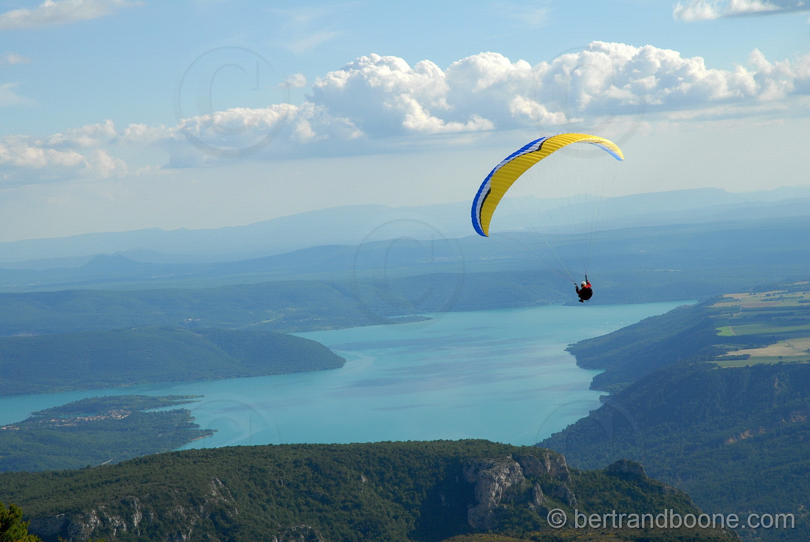 parapente dans le verdon