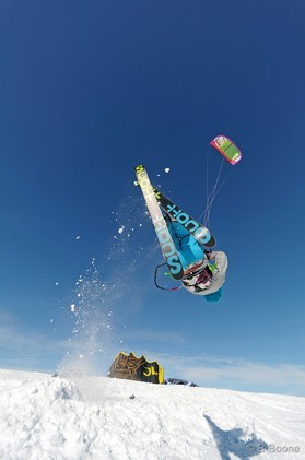 Fabio Ingrosso - snowkite en Macedonia - Popova Shapka