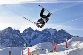 Rémi Meum - Snowkite Masters 2012 - col du Lautaret (05) France