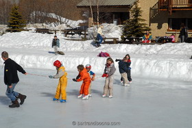 patinoire - le pied du col