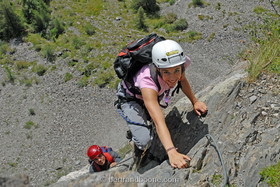 via ferrata - mines du grand clôt - la grave - haute romanche