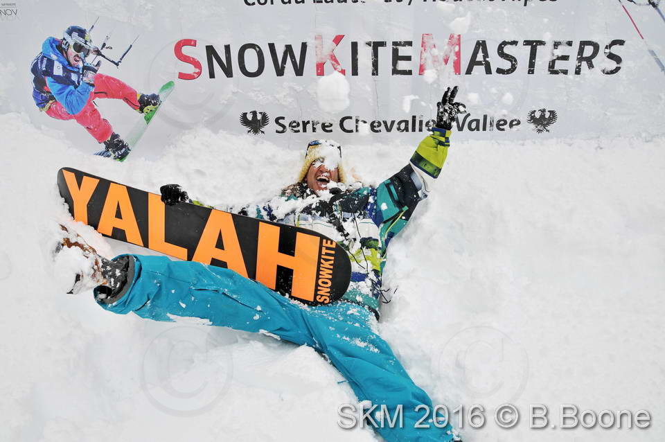 Snowkite Masters 2016 - Serre Chevalier - 05 France