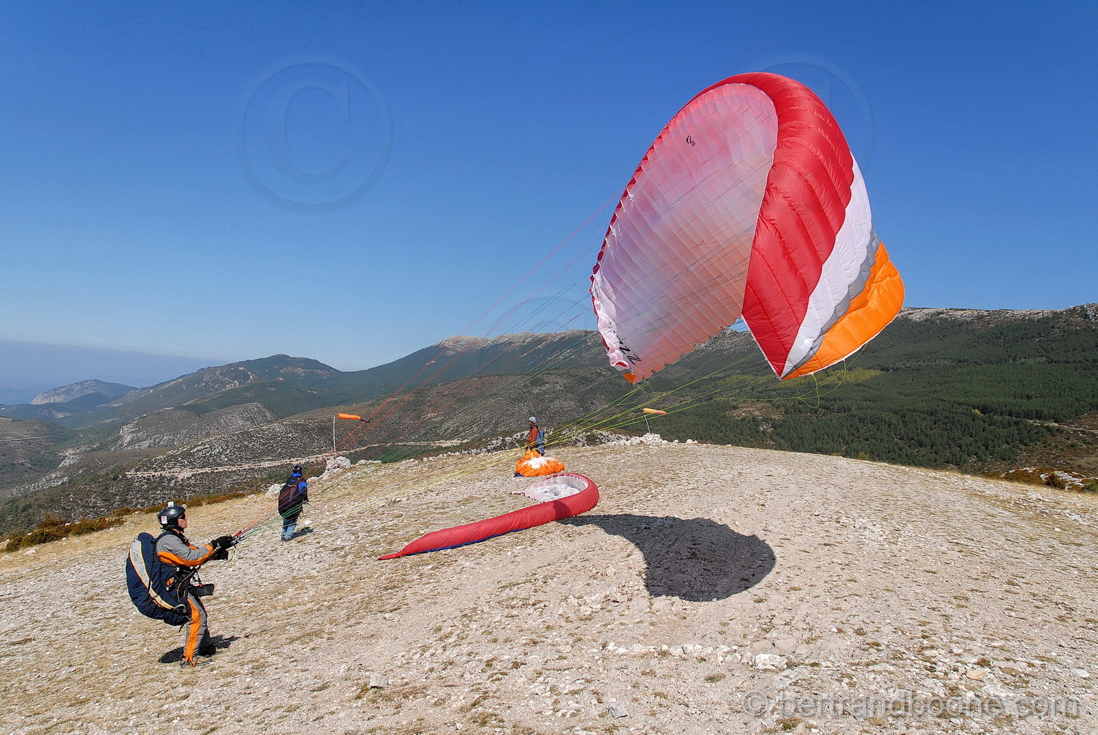 parapente dans le verdon