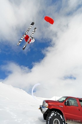 Jérome Josserand - snowkite en Islande