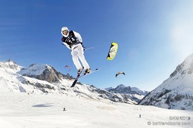 Laurent Sublet - Snowkite Masters 2012 - col du Lautaret (05) France