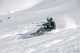 Romain Luppi - snowkite au Liban