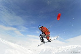 Guillaume Chastagnol - Snowkite a Ercyes en Turquie