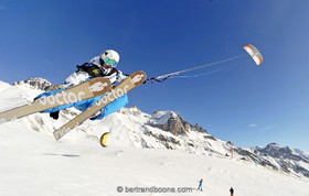 Rémi Borgioli - Snowkite Masters 2012 - col du Lautaret (05) France