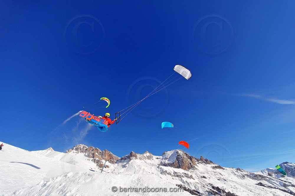 Snowkite Masters 2014 - Serre Chevalier - 05 France
