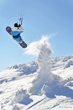 Johann Civel - Snowkite en Bosnie - Jahorina