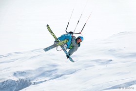 Fabio Ingrosso - snowkite en Macedonia - Popova Shapka