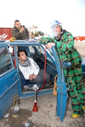 Romain Luppi - snowkite au Liban